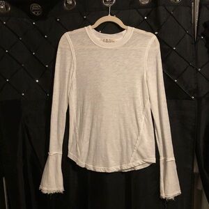 We The Free white Long Sleeve Top with Bell
Sleeve